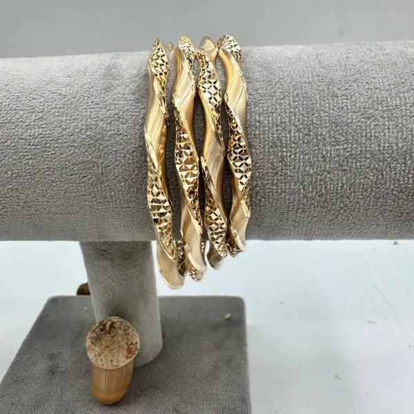  عکس النگو طلا پهن جدید