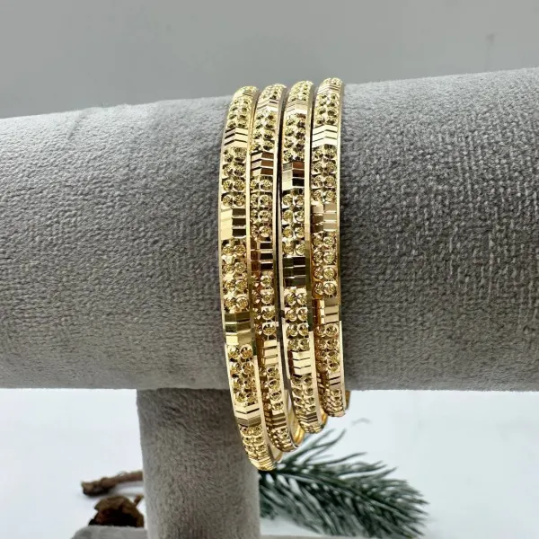  عکس النگو طلا پهن جدید