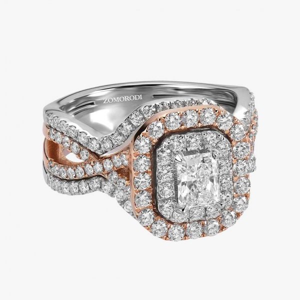  100 عکس حلقه الماس ازدواج