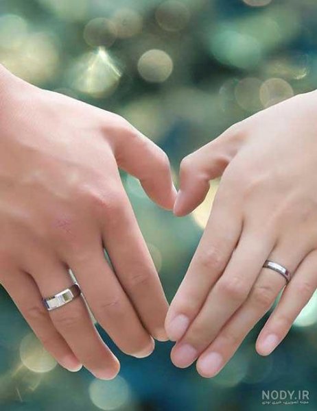  عکس دست نامزدی با حلقه طبیعی