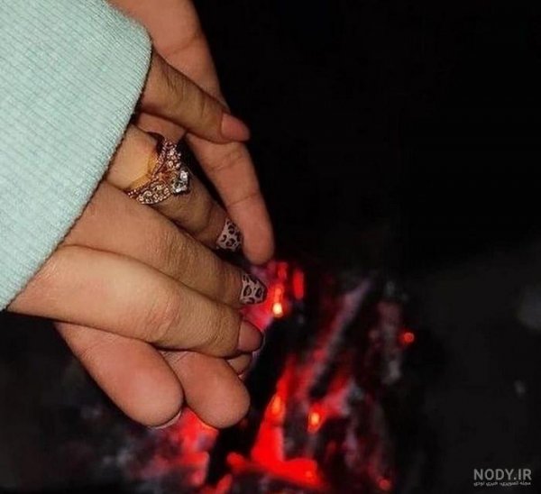  عکس دست نامزدی فیک