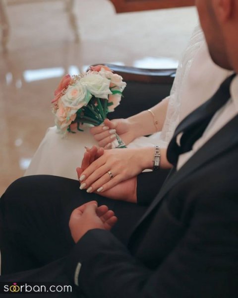 عکس حلقه نامزدی در دست دختر و پسر