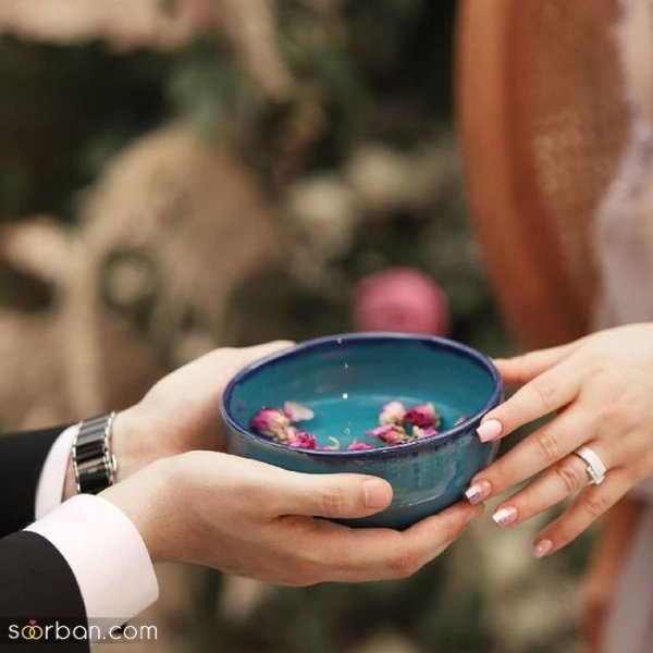 عکس حلقه و گل نامزدی