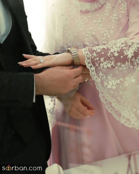  عکس حلقه نامزدی در دست دختر و پسر