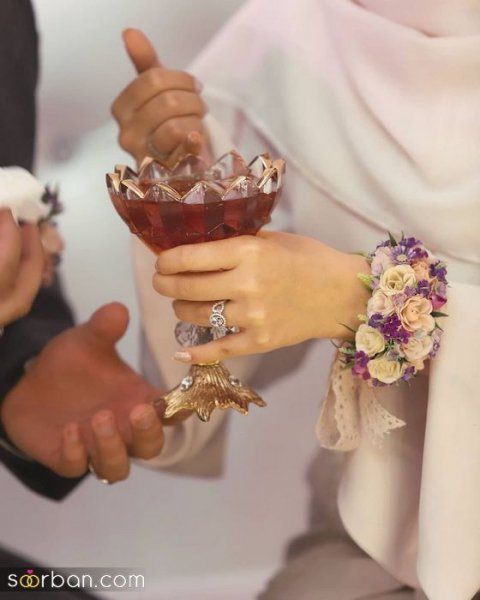عکس حلقه و گل نامزدی