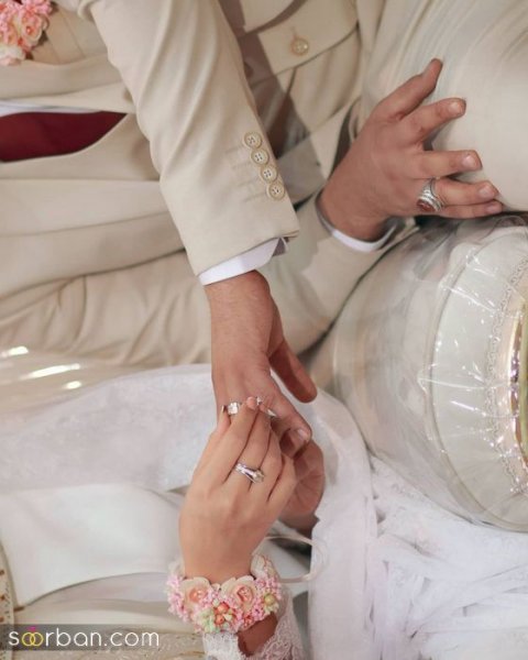  عکس حلقه نامزدی در دست دختر و پسر