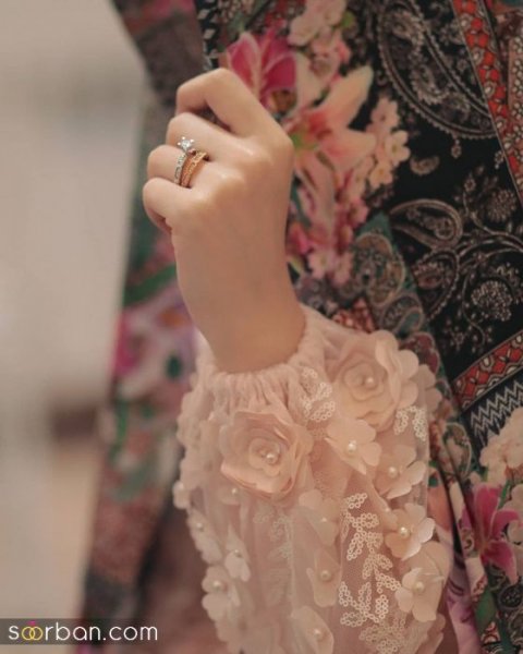  عکس حلقه نامزدی در دست دختر و پسر