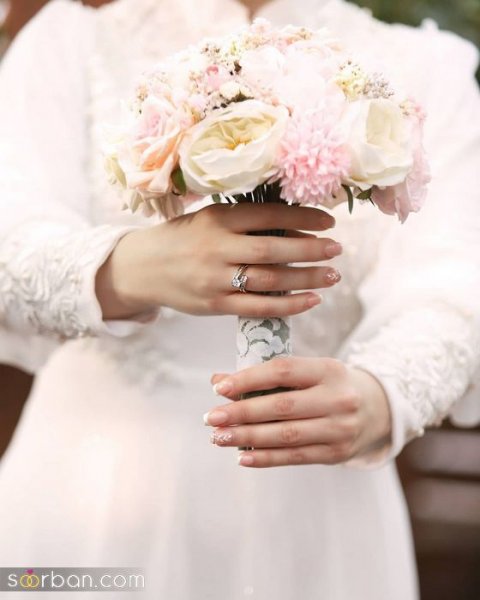 عکس حلقه و گل نامزدی