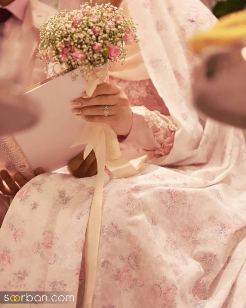 عکس حلقه و گل نامزدی