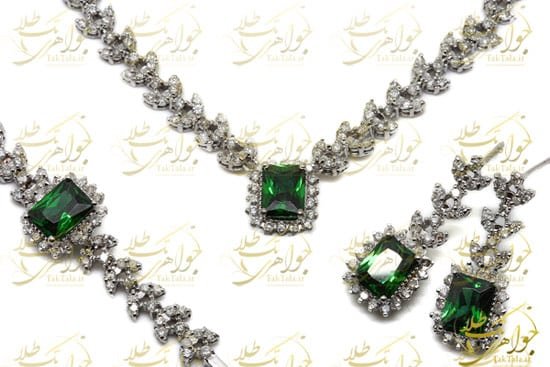  عکس سرویس زمرد برای عروس