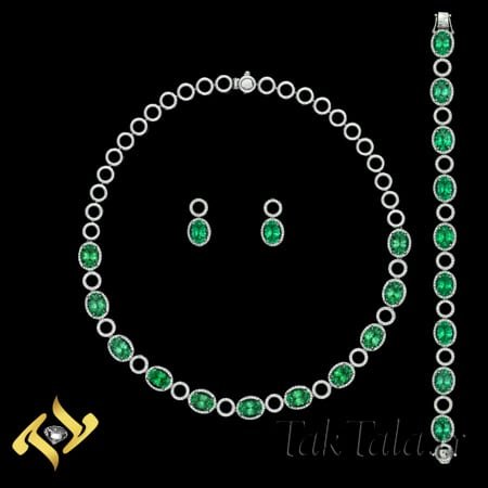  عکس سرویس زمرد برای عروس