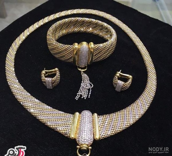  عکس سرویس طلا زرد جدید