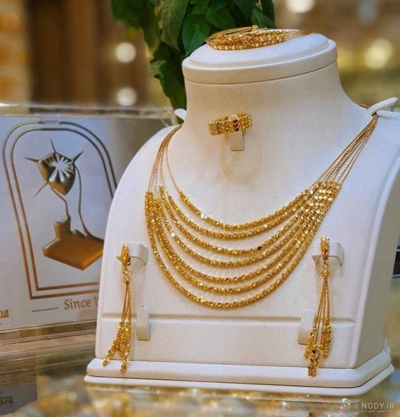  عکس سرویس طلا زرد جدید