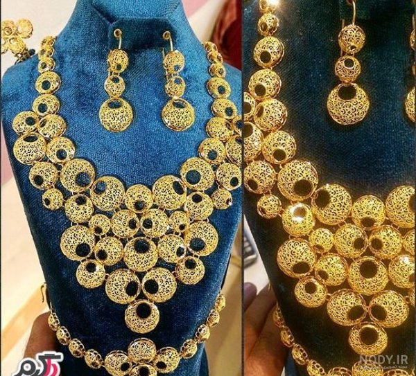  عکس سرویس طلا عروس جدید
