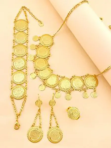  عکس سرویس طلا جدید بدون نگین