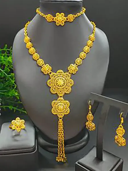  عکس سرویس طلا جدید بدون نگین