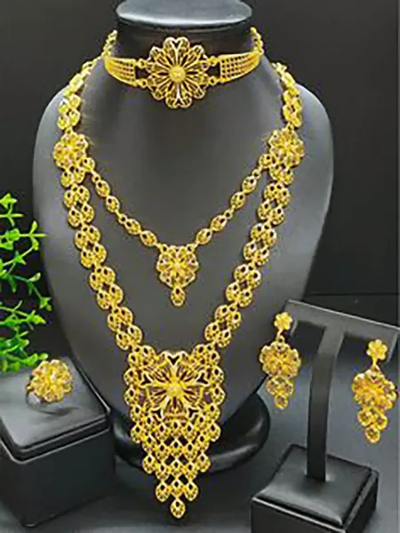  عکس سرویس طلا جدید بدون نگین