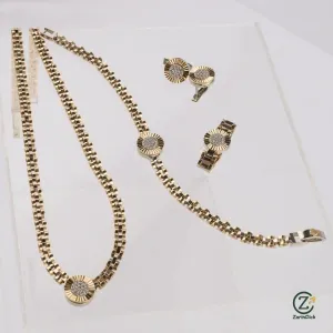  عکس سرویس طلا جدید بدون نگین