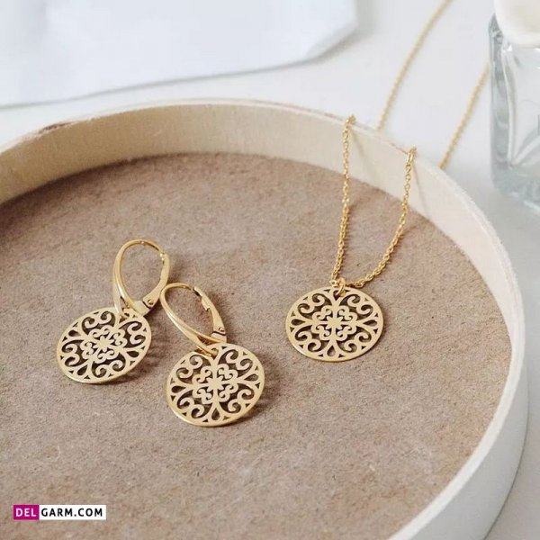  66 عکس سرویس طلا ایتالیایی بدون نگین