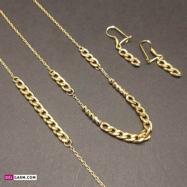  66 عکس سرویس طلا ایتالیایی بدون نگین