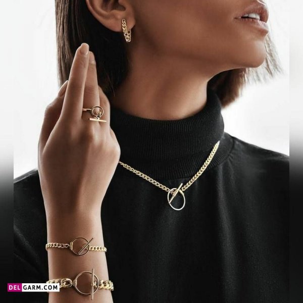  66 عکس سرویس طلا ایتالیایی بدون نگین