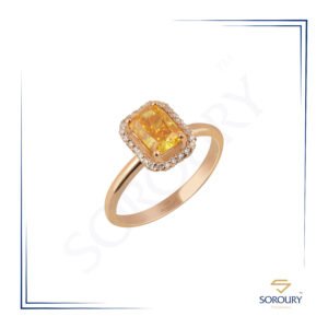  عکس انگشتر الماس تک نگین زنانه