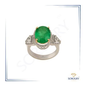  عکس انگشتر الماس تک نگین زنانه