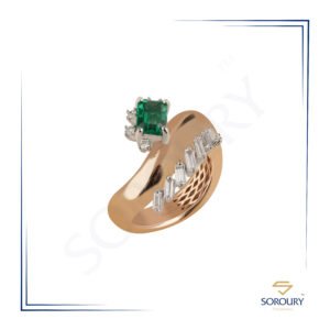  عکس انگشتر الماس تک نگین زنانه