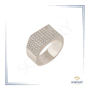  عکس انگشتر الماس تک نگین زنانه