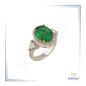  عکس انگشتر الماس تک نگین زنانه