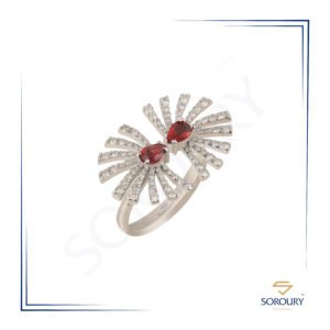  عکس انگشتر الماس تک نگین زنانه