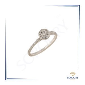  عکس انگشتر الماس تک نگین زنانه