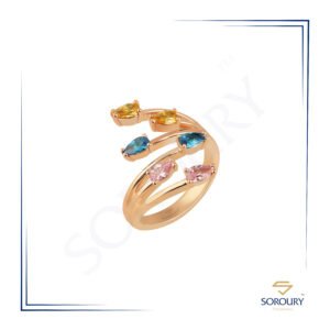  عکس انگشتر الماس تک نگین زنانه