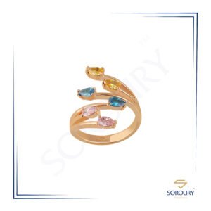  عکس انگشتر الماس تک نگین زنانه