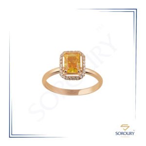  عکس انگشتر الماس تک نگین زنانه