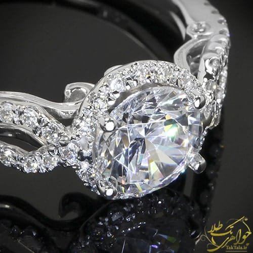  عکس انگشتر الماس اصل زنانه