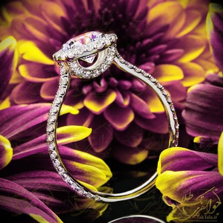  عکس انگشتر الماس اصل زنانه