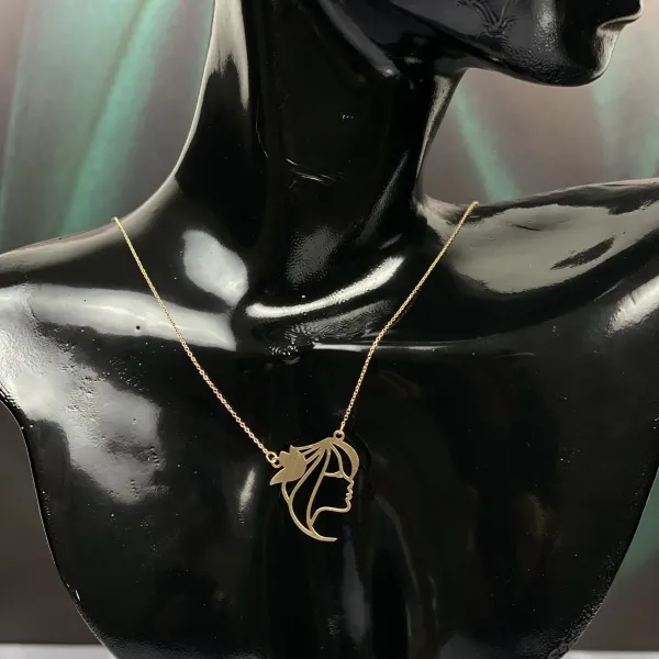 عکس گردنبند طلا دخترانه ظریف