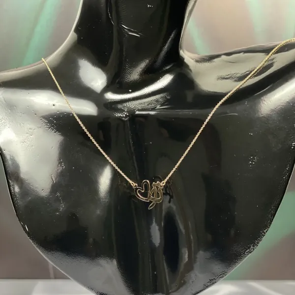  عکس گردنبند طلا دخترانه ظریف