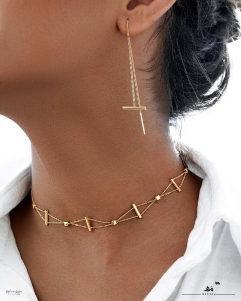  عکس گردنبند طلا زنانه سنگین