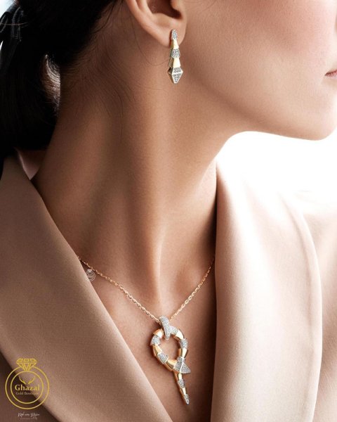  عکس گردنبند طلا زنانه سنگین