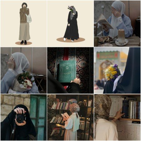  عکس دختر با حجاب خوشگل برای پروفایل