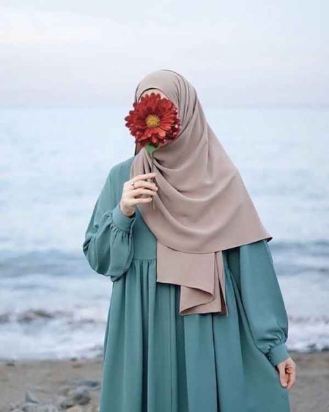  100 عکس پروفایل دختر با حجاب کنار دریا