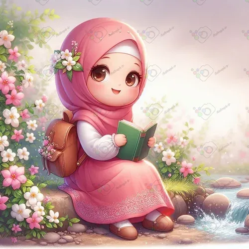  عکس دختر با حجاب فانتزی