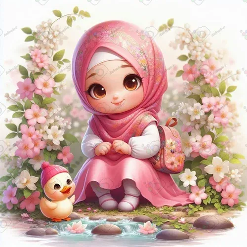  عکس دختر با حجاب فانتزی