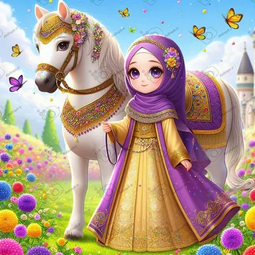  عکس دختر با حجاب فانتزی