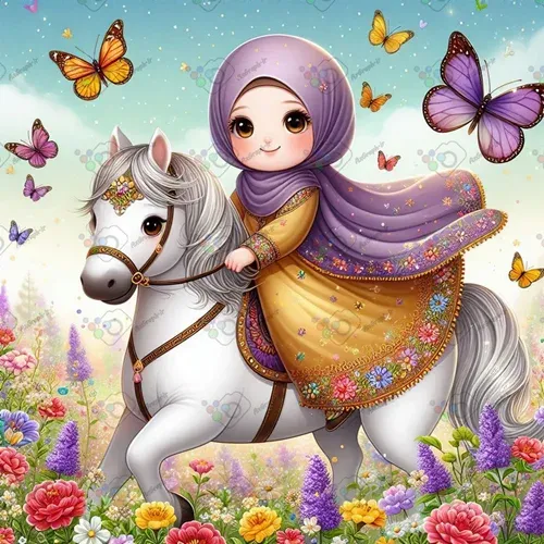  عکس دختر با حجاب فانتزی