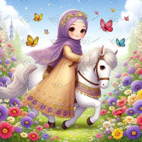  عکس دختر با حجاب فانتزی