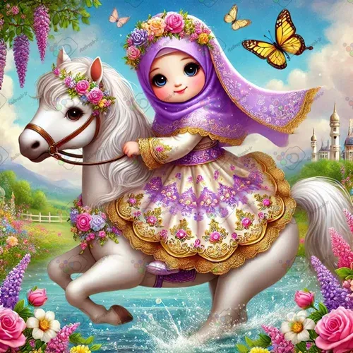  عکس دختر با حجاب فانتزی