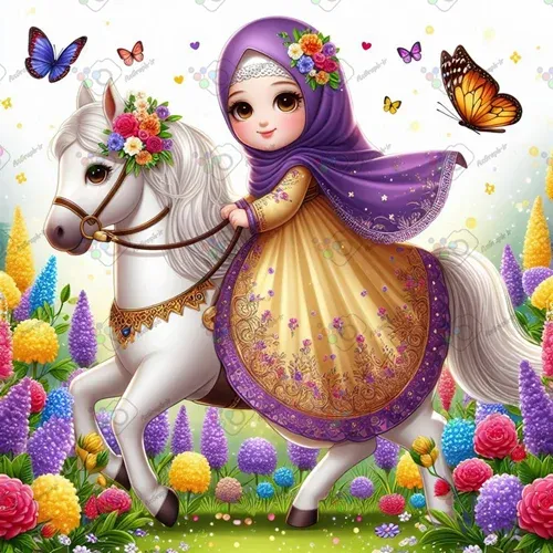  عکس دختر با حجاب فانتزی